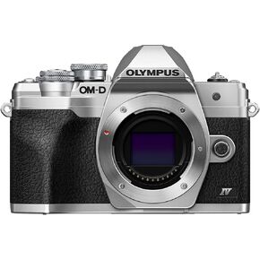 Olympus OM-D E-M10 Mark IV-Four-Four-Thirds-Systemkamera ، مستشعر 20 ميجابكسل ، 5-Achsen-Bildstabilisation ، Selfie-LCD-Bildschirm ، Elektronischer ،