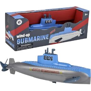 Forest & Twelfth Wind-UP Submarine Baby Bath Toys Fun Water Toys, Ideal as Toddler Pool Toys, Cool Diving Submarine Toy for Water Exploration, Great Gift Idea for Birthday, Thanksgiving, Easter