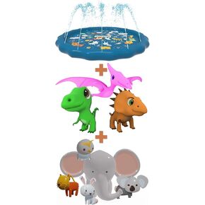 SplashEZ Splash Pad & 8 MoldFree Bath Toys