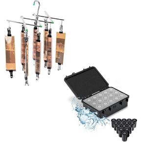 JJC Sturdy Secure 35mm Film Case+35mm 120 Film Drying Hanging Rack