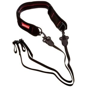 Manfrotto MB PL-C-Strap Pro-Light Series Shoulder Strap, Camera Strap, Strap for Reflex, Mirrorless and DSLR Cameras, for Photographers and Videographers - Black/Charcoal Grey
