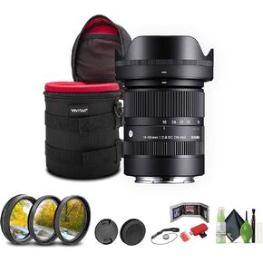 Sigma 18-50mm f/2.8 DC DN Contemporary Lens for Canon RF, Black, Zoom, Weather-sealed, Compatible with Canon RF Mount