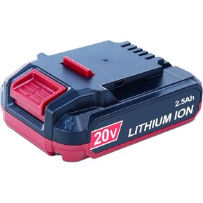DTK Replacement for Bauer 20V Battery 2.5Ah Lithium-Ion Compatible with 20V Bauer Cordless Tools