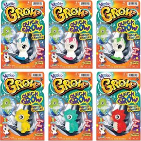 JA-RU Magic Grow Toy (2 Units Assorted) Place in Water & Grows Quick. Fun Baby Dragon & Unicorn Styles for Boys & Girls. Squishy Sensory Feel Party Favor for Kids. Small to Big in Minutes. 319-2