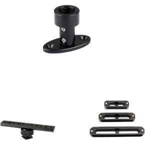 CAMVATE Ceiling Mount With 5/8"-27 Female Screw + Triple NATO Rail Quick Release Bar + Standard NATO Safety Rail 105mm