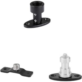 CAMVATE Ceiling Mount With 5/8"-27 Female Screw + 5/8'' Male to 1/4'' Female + 1/4"-20 Thread Screw Connector