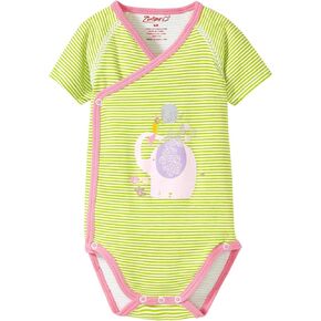 Zutano baby-girls Hello Screen S/S Wrap Body