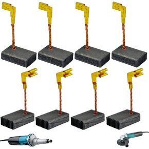 (8-PACK) Carbon Brushes CB318 CB330 CB314 CB315 CB340 For Makita 9560CV 9565CV 9566CV 9563CV GD0600 9554 9557 Carbones Angle Grinder