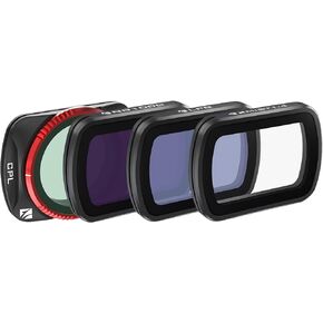 Freewell CPL, ND1000, LPR, Snow Mist 1/4 Filters Compatible with Osmo Pocket 3