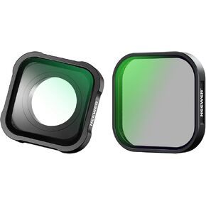 NEEWER 15X Magnification Lens and PL Filter Polarizing Lens Filter Compatible with GoPro Hero 13 12 11 10 9 Black Action Cameras
