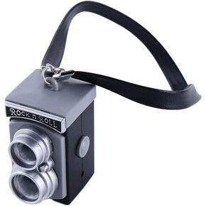 1:4 Scale Mini Camera Prop Ornament Vintage Camera Model, Miniature Digital Camera Mini Decoration Accessories Photography Props Ornament(Style 2)