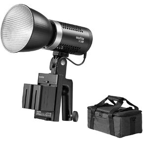 Godox ML60, 60W Handheld LED Video Light, 69000LUX@0.5m, CRI96+ TLCI 97+, 16 Groups 32 Channels 99IDs, Ultra Quiet Fan, Support NP-F970 Battery, 8 Preset Lighting FX Effects, W/LAOFAS Color Filters