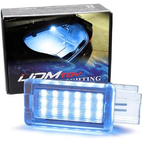 iJDMTOY 18-SMD Xenon White Full LED Trunk Cargo Light Assembly Kit, Compatible With Chevrolet Camaro Cruze Trax Spark, Compatible With Cadillac XTS, Buick Lacrosse, GMC Acadia etc