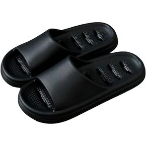 Quick Drying Shower Women Men Slippers Hollowed Soft Sole Slides Non-Slip Sandals for Bathroom House Pool Indoor Dorm Gym