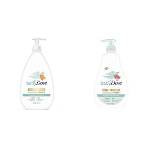 Baby Dove Fragrance FreeLotion, Sensitive Moisture, 20 oz andBaby Dove Tip to Toe Baby Wash Sensitive Moisture 20 oz