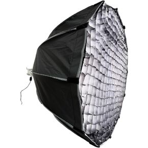 Lighting Soft Box 33''/85cm Quick Release Octagon Studio Softbox Bowens Mount with Diffuser Cloth Honeycomb Grid Carry Bag for Godox for Aputure for Neewer and Other Bowens Mount Video LED Light