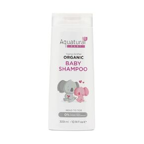 Organic Baby Shampoo - Plant-Based, Vegan & Gentle for Toddler, Moisturizing, Softens Hair - Girls & Boys Newborns, Kids Shampoo Natural for Sensitive Skin (10.14 fl oz)