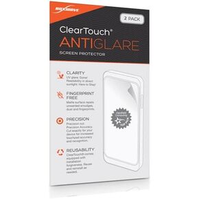 BoxWave Screen Protector Compatible with Casio Exilim EX-ZR850 - ClearTouch Anti-Glare (2-Pack), Anti-Fingerprint Matte Film Skin