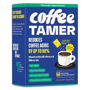 Coffee Tamer 50ct 400mg Packets- Acid Reducing Granules