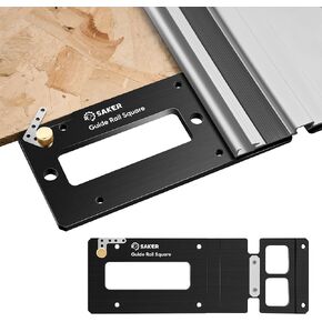 SAKER TRACK SAW SEPPED ، 90 ° RISE TRACK GAWE GIDE CARINATION CARIBATING مع Festool & Makita Guide Rail ، ملحقات المنشار الدائرية السهلة لقطع مربع دقيق ، ومسامير قفل عالية الجودة