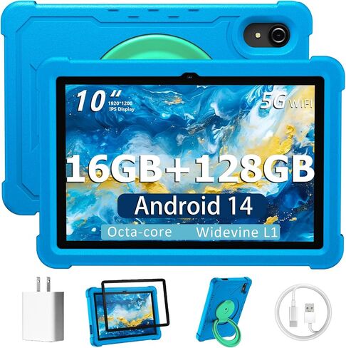 تابلت HUIHUANG مقاس 10 بوصة بنظام Android 14، وذاكرة وصول عشوائي 16 جيجابايت وذاكرة تخزين داخلية 128 جيجابايت وذاكرة قراءة فقط 1 تيرابايت TF، ثماني النواة، بطارية ذات سعة كبيرة، كاميرا مزدوجة 5 ميجابكسل + 8 ميجابكسل، واي فاي 5G/2.4G، بلوتوث 5.0، نظام تحدي in Saudi Arabia