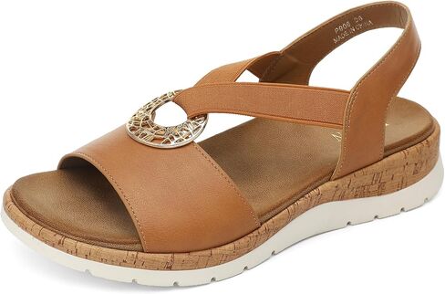 UBFEN Womens Platform Wedge Sandals Casual Open Toe Comfortable Ladies Outdoor Walking Beach Shoes Dress with Arch Support in Saudi Arabia