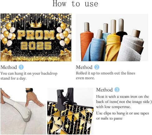 BINQOO Prom 2025 Backdrop 7x5ft Black Gold Congratulate Graduation Prom Send Off Background Class of 2025 Congrats Grad Party Banner Photo Booth Props in Saudi Arabia