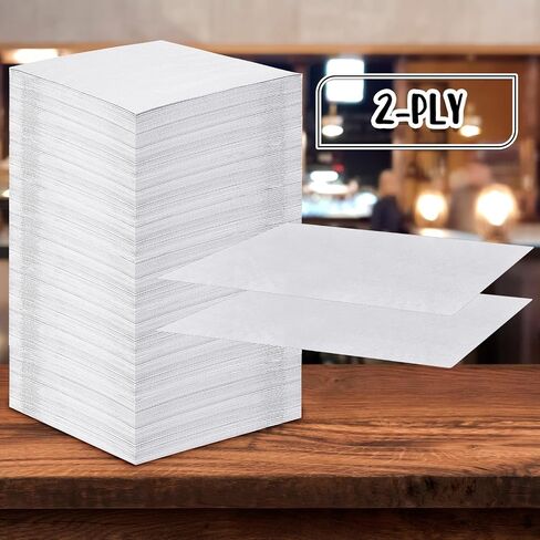 Henoyso 1000 Pack Black Cocktail Napkins Bulk 9.8 × 9.8 بوصة من المناديل الورقية 2 بوصة in Saudi Arabia