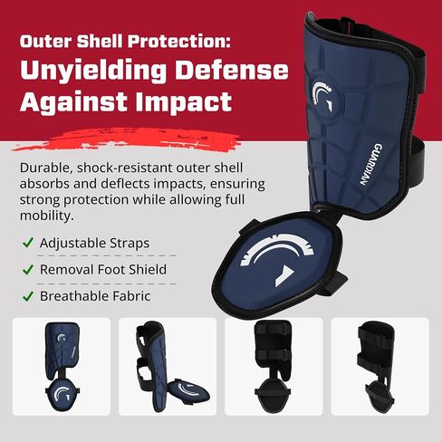 Guardian Youth Elbow Guard & Leg Guard - Baseball Protective Gear KIT in Saudi Arabia