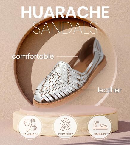 Macarena Collection Sandals women Huarache Sandal Colorful Leather Mexican Style 4150 in Kuwait