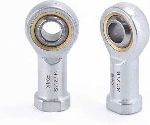 XIKE 2 Pcs SI3 Joint Rod End Bearings Bore 3mm, Female Thread Right Hand Fits DIY/3D Printing/Hydraulic Cylinders, CNC/Package/Engineering/Agriculture/Garden Machinery, Motorcycles/Trucks/Cars. in Saudi Arabia