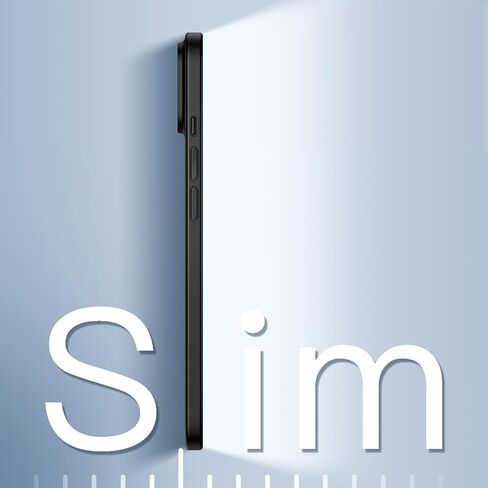 حافظة JETech رفيعة للغاية (0.35 مم) لهاتف iPhone 15 Plus مقاس 6.7 بوصة، غطاء عدسة الكاميرا حماية كاملة، حافظة خفيفة الوزن غير لامعة من البولي بروبيلين، تدعم الشحن اللاسلكي (أسود) in Kuwait