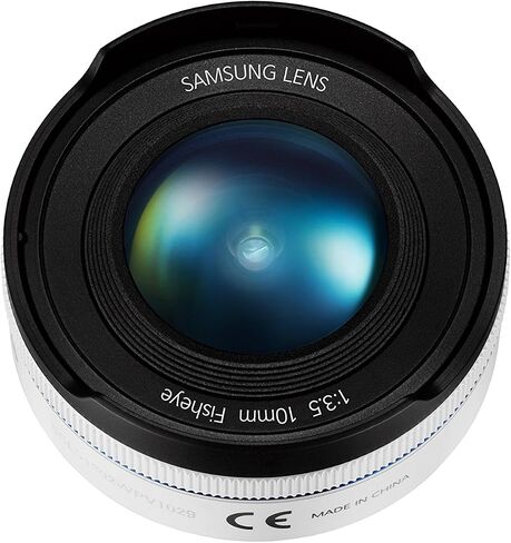 Samsung NX 10mm Fish Eye Camera Lens (White) in Saudi Arabia