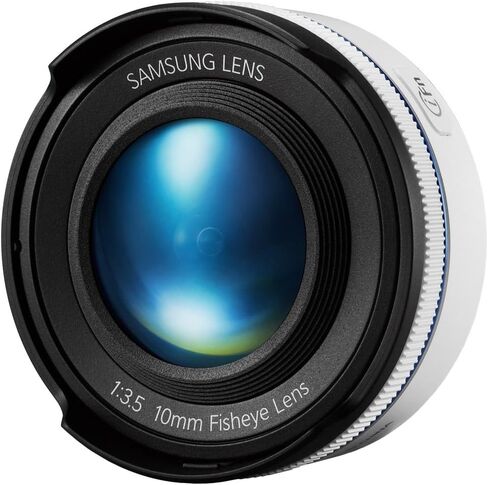 Samsung NX 10mm Fish Eye Camera Lens (White) in Saudi Arabia
