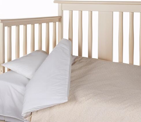 100% Cotton Baby Crib Bedding Set – 2-Piece Soft & Breathable Toddler Duvet Cover (40x48") + Pillowcase (12x18"), Safe Zipper, Machine Washable, Cozy Infant Quilt Cover for Boys & Girls in Kuwait