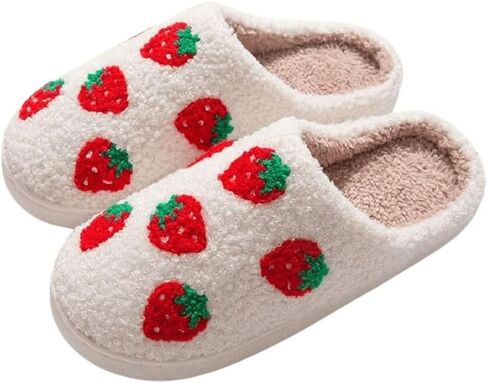 Verdusa Women's Fuzzy House Slippers Memory Foam Cute Slipper Indoor Warm Plush Bedroom Shoes in Saudi Arabia