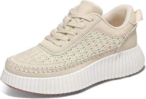 mysoft Women's Platform Chunky Sneakers Comfortable Lightweight Fashion Sneaker Casual Walking Shoes in Saudi Arabia