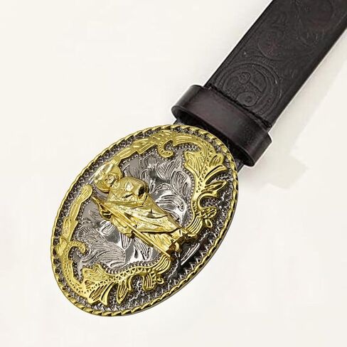 WMG Western St Jude Belt Buckle Gold Silver Saint Jude San Judas Cowboy Buckle Hebilla Vaquero Rodeo in Kuwait