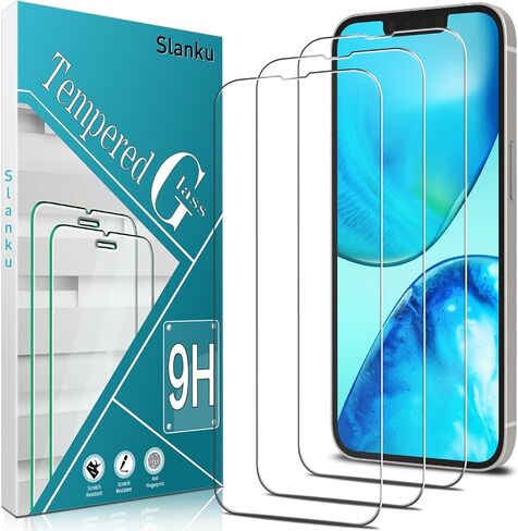Slanku [3 عبوات] واقي شاشة للخصوصية لهاتف iPhone 13 Pro Max من الزجاج المقوى، مضاد للتجسس، تغطية كاملة، صديق للحافظة in Saudi Arabia