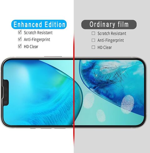 Slanku [3 عبوات] واقي شاشة للخصوصية لهاتف iPhone 13 Pro Max من الزجاج المقوى، مضاد للتجسس، تغطية كاملة، صديق للحافظة in Saudi Arabia