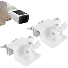 Tonton 2-Pack Gutter Mount Compatible with eufy Security SoloCam S220/C210, eufyCam 2C/2C Pro, 3/S330, 2/2 Pro, 3C/S300, 360° Adjustable Weatherproof Mounting Bracket for Eufy Security Camera