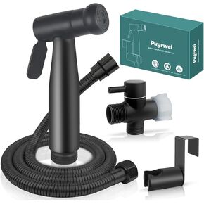 Handheld Bidet Sprayer for Toilet,Premium SUS304 Stainless Steel Bathroom Bidet Sprayer Attachment Set with Anti-Leak Hose&High Pressure, Ideal for Feminine Wash, Cloth Diaper Cleaning&Muslim Shower