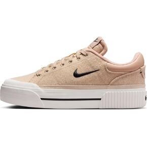 Nike Court Legacy Lift Women's Shoes (FZ2606-200, Hemp/Sail/Sanddrift/Black) Size 8.5