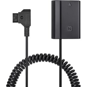 D-Tap to NP-FZ100 Dummy Battery,Fully Decoded NP-FZ100 Power Cable for Sony A7R V,A7 IV,A7S III,A7R IV,A7R III,A7M3,A7C,A6600,A6700,ZV-E1,A1,A9,A9II Cameras
