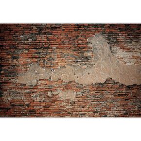 Vintage Red Brick Wall Photo Backdrop Brick Photography Backdrop Baby Birthday Party Graduation Home Decors Background Newborn Adults Portrait Wallpaper Photo Studio Props 10x8ft Polyester