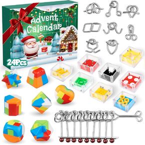 HARDWIND Rubber Duck Advent Calendar 2024, 24 Days of Countdown for Girls, Toddlers 1, 2, 3, 4 Year Old, 4-12 Kids, Adults, Duckie Bath Toys for Baby Shower Party Favors, Advent Calendars 2024