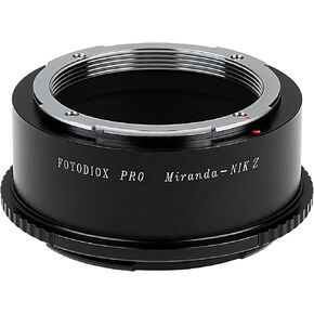 Fotodiox Pro Lens Mount Adapter - Compatible with Miranda (MIR) SLR Lenses to Nikon Z-Mount Mirrorless Cameras