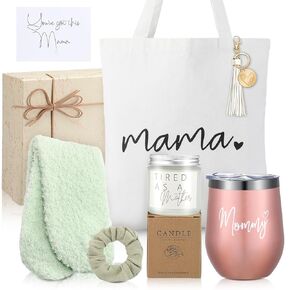 8 Pcs New Mom Gifts Pregnancy Essentials Baby Shower Gifts for Mom to Be New Mother Gift Basket After Birth First Time for Women Mother's Day