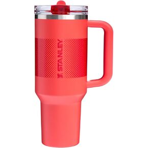 Stanley Quencher ProTour Flip Straw Tumbler with Leakproof Lid 30 oz | Built-In Straw & Handle | Cupholder Compatible for Travel | Insulated Stainless Steel Cup | BPA-Free | Rose Quartz Solid