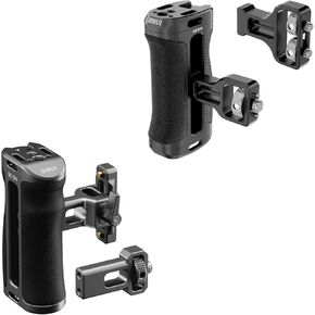 SIRUI Side Handle with ARRI Locating and Dual 1/4" Screw Mount Optional and NATO and ARRI Installation Options Side Grip Bundle